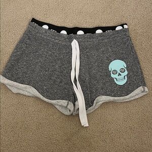 No Boundaries Heather Gray Knit Shorts